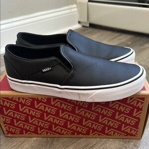 Black Slip-On Sneakers